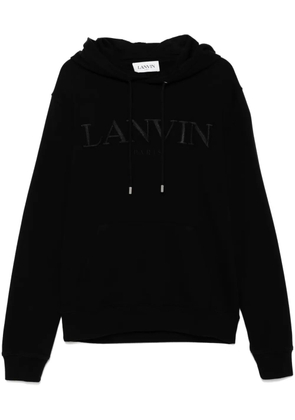 Lanvin embroidered hoodie - Black