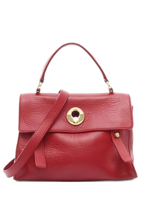 Saint Laurent Pre-Owned 2000s Muse studded leather tote bag - Red