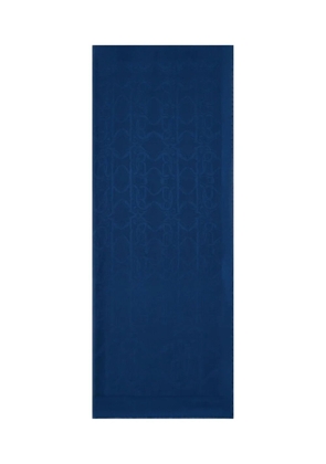 Roberto Cavalli jacquard monogram scarf - Blue