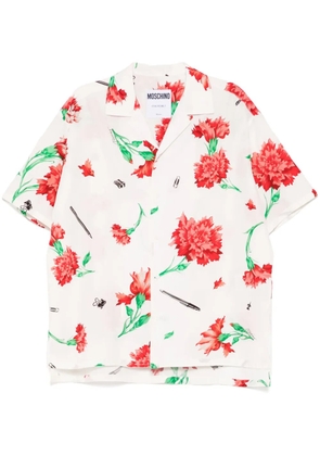 Moschino floral-print shirt - White