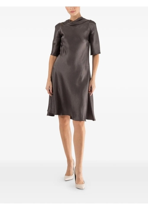 Peter Cohen Vic short-sleeve mini dress - Grey