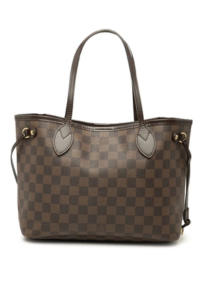 Louis Vuitton Pre-Owned 2010 Damier Ebene Neverfull PM tote bag - Brown