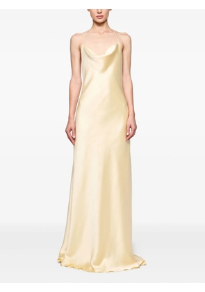Atu Body Couture scoop-neck maxi dress - Yellow