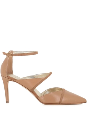 Antonio Barbato Maestri Veneziani 80mm leather pumps - Neutrals