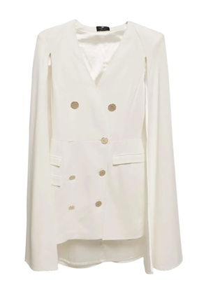 Elisabetta Franchi double-breasted dress - White