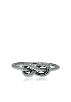 LILY GABRIELLA 18kt rhodium-plated white gold Forget Me Knot ring - Silver