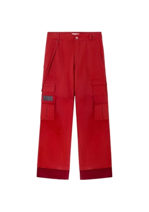 Carrer Cobalt cargo-pockets trousers - Red