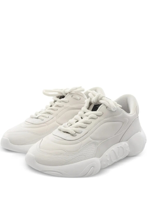 Valentino Garavani Pre-Owned 2020s Bubble Back leather sneakers - White