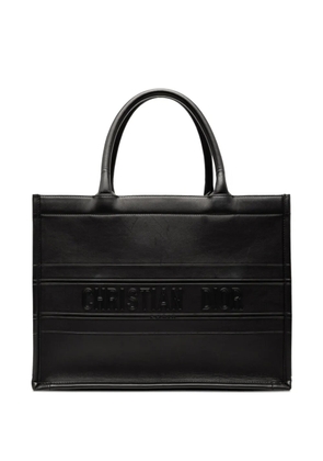 Christian Dior Pre-Owned 2021 Medium Embossed Leather Book tote bag - Black