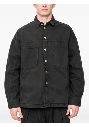 Andrea Ya'aqov patch-pocket shirt - Black