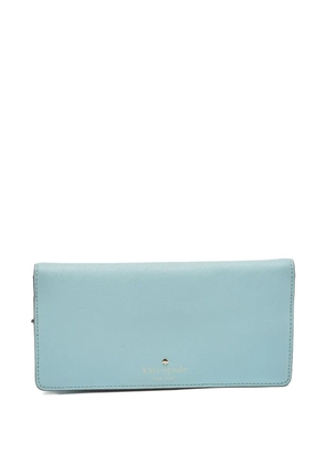 Kate Spade pre-owned leather snap wallet - Blue