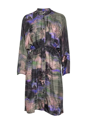 Henrik Vibskov drawstring printed dress - Black