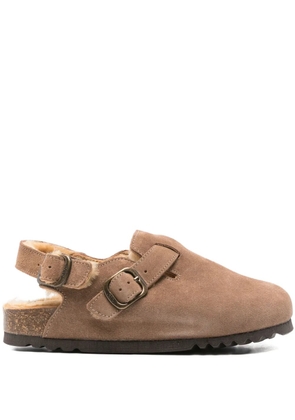 Scholl Fae buckled mules - Neutrals