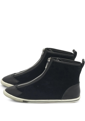 Marc Jacobs zip high-top sneakers - Black