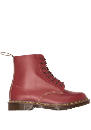 Dr. Martens Vintage 1460 leather ankle boots - Red