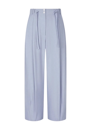 TOMBOY drawstring two-tuck trousers - Blue