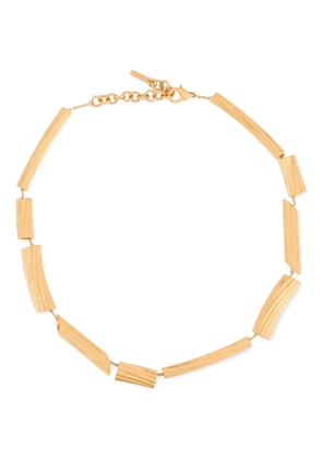 Moschino brass necklace - Gold