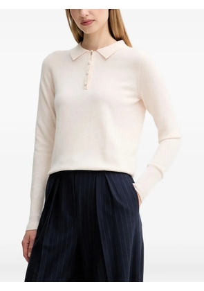 FRACOMINA button-placket polo top - Neutrals