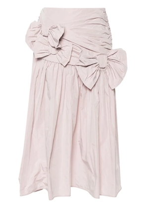 Viktor & Rolf bow-detail draped skirt - Pink