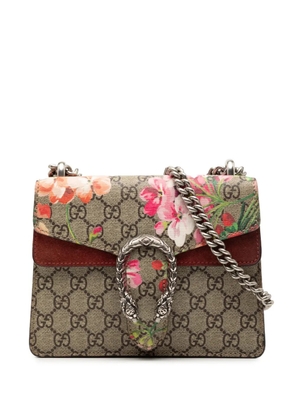 Gucci Pre-Owned 2016-2025 Small GG Supreme Blooms Dionysus crossbody bag - Brown