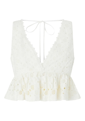 PINKO ruffled top - White
