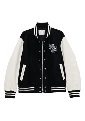 sacai Where The Wild Thing Are bomber jacket - Blue