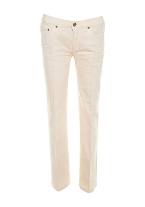 Roberto Cavalli Vintage cotton straight-leg jeans - Neutrals
