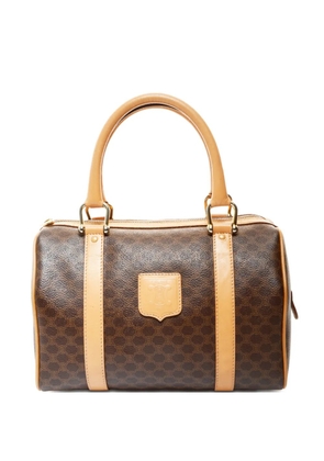 Celine Pre-Owned 1990-2000 Macadam monogram bag - Brown