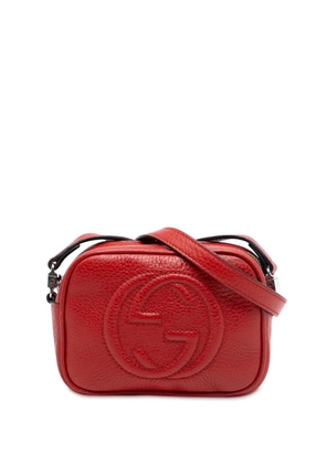 Gucci Pre-Owned 2016-2025 Kids Mini Leather Soho Disco crossbody bag - Red