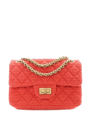 CHANEL Pre-Owned 2020 Mini Reissue 2.55 Tweed Single Flap 224 crossbody bag - Red