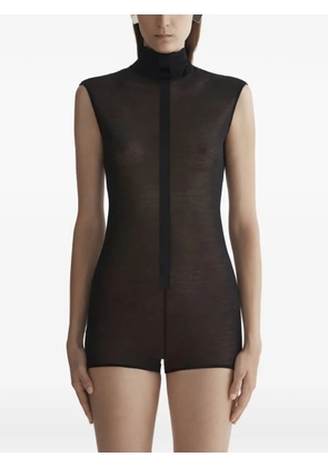 Mugler turtleneck bodysuit - Black