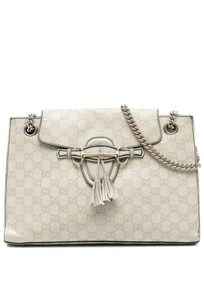 Gucci Pre-Owned 2016-2025 Large Guccissima Emily Shoulder Bag crossbody bag - Brown