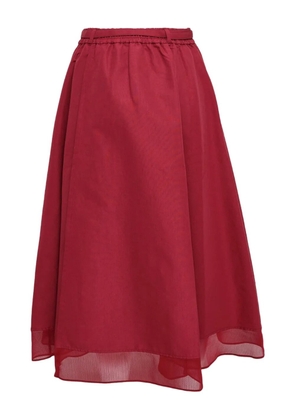 3.1 Phillip Lim buckled midi skirt - Red
