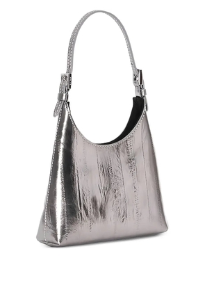 BY FAR Baby Camryn top-zip shoulder bag - Silver