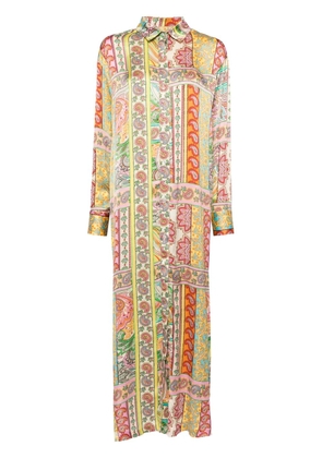 Bambah button down dress - Yellow