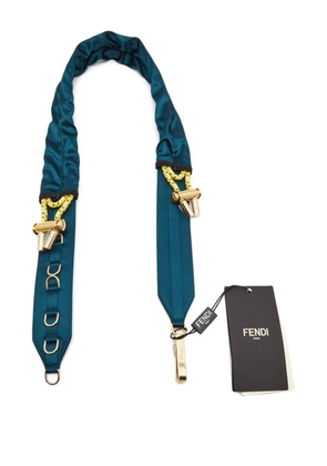 Fendi Pre-Owned satin shoulder strap - Blue