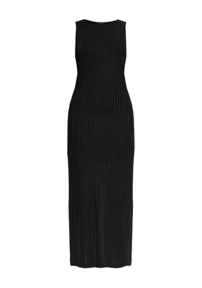rag & bone ribbed sleeveless dress - Black
