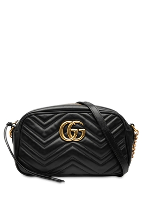 Gucci Pre-Owned 2016-2026 Small GG Marmont Matelasse Leather crossbody bag - Black