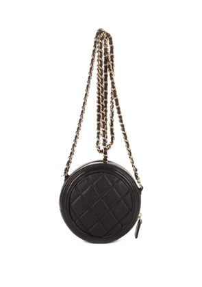 CHANEL Pre-Owned quilted cross body bag - Black