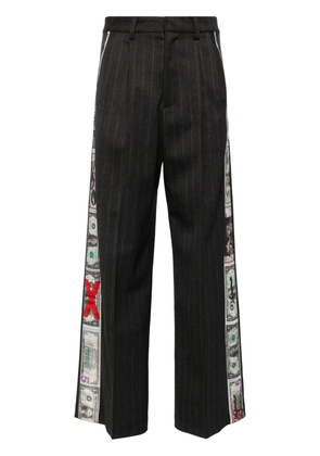 Vaquera dollar-print trousers - Grey