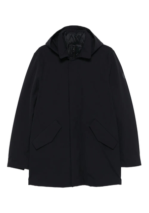 People Of Shibuya hooded flap-pocket coat - Black