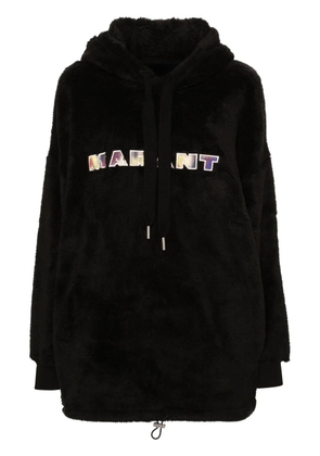 MARANT ÉTOILE Martia fleeced hoodie - Black