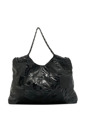 CHANEL Pre-Owned 2006-2008 patchwork leather tote bag - Black