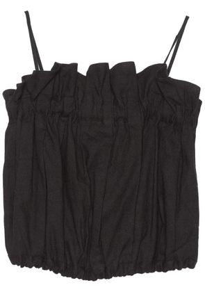 Muller Of Yoshiokubo Lino top - Black