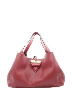 Loewe Pre-Owned 2010-2025 Grained Leather Barcelona tote bag - Red