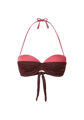 TWINSET two-tone bandeau bikini top - Pink