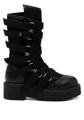 Yohji Yamamoto buckle boots - Black