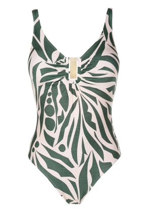 Lygia & Nanny Mirassol abstract-print one-piece - Green