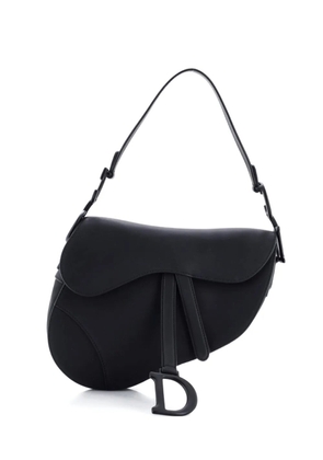 Christian Dior Pre-Owned Ultra Matte Saddle Handbag Leather Medium shoulder bag - Black