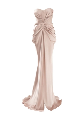 Ana Radu corset maxi dress - Neutrals
